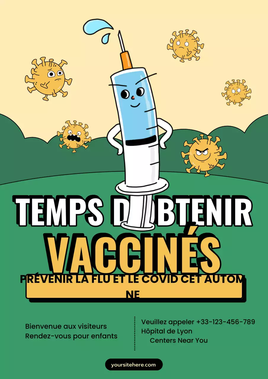 annonce de la vaccination contre la bande dessinée jaune