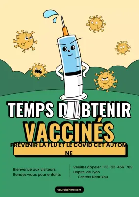 annonce de la vaccination contre la bande dessinée jaune