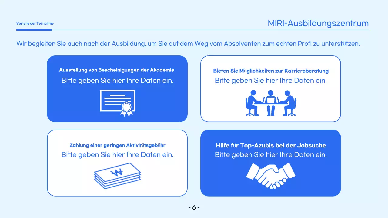 Blue Simple Training Personalbeschaffung