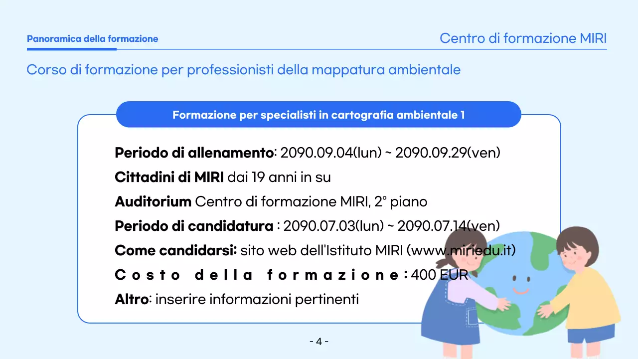Formazione blu semplice Reclutamento
