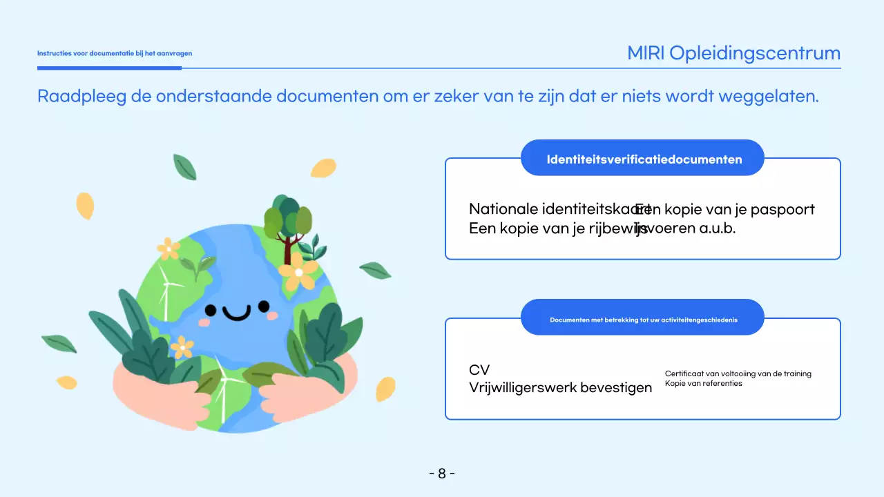 Blue Simple Opleiding Werving