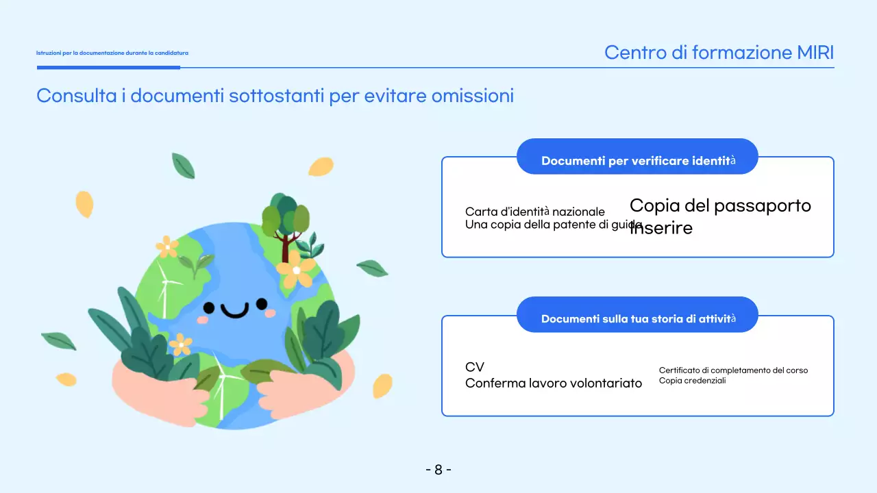 Formazione blu semplice Reclutamento