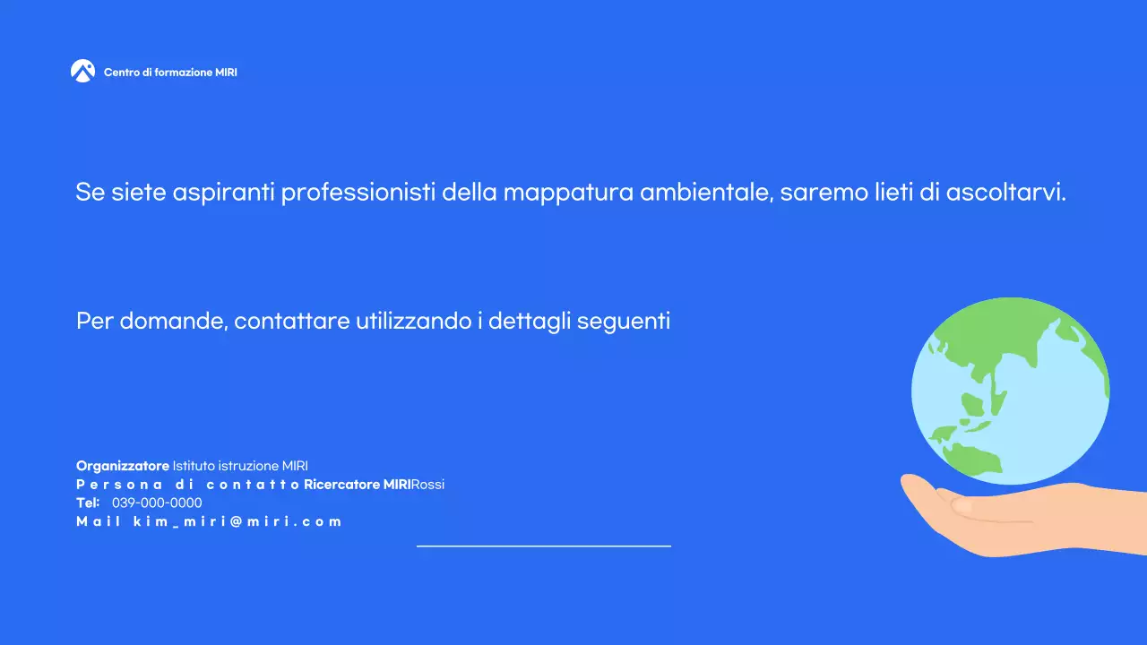 Formazione blu semplice Reclutamento