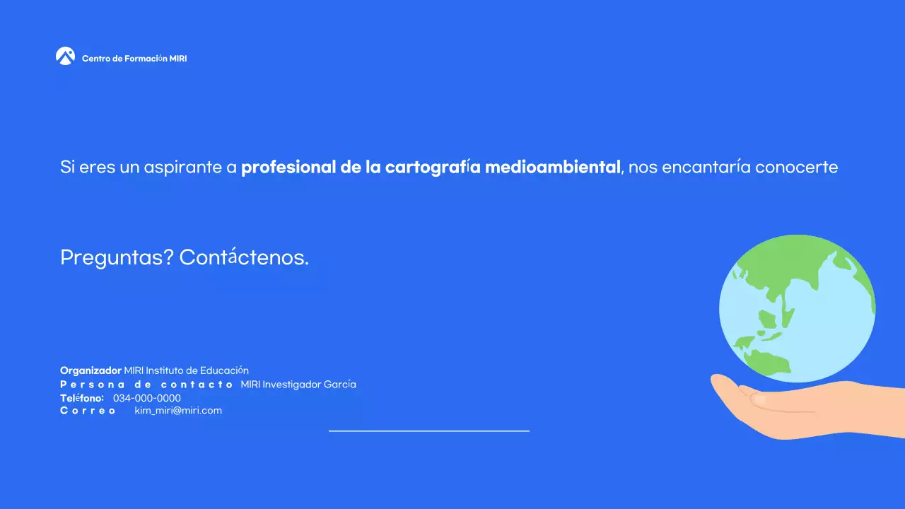 Blue Simple Training Contratación