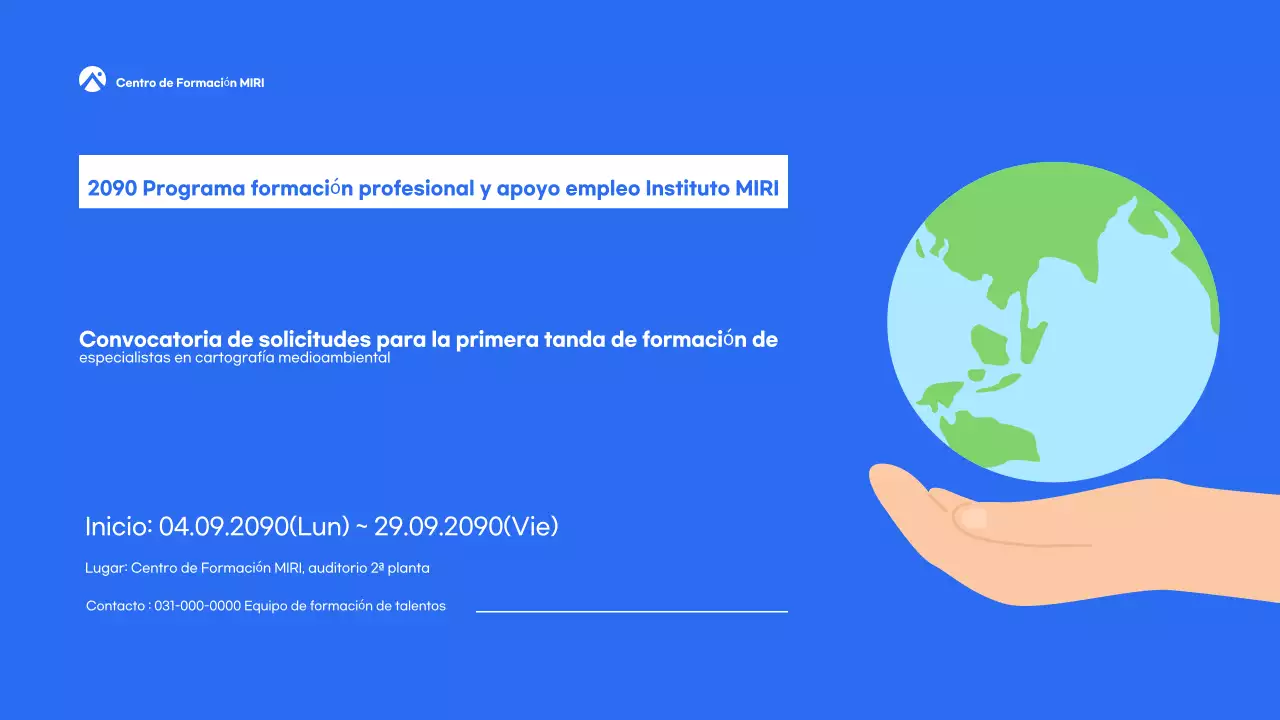 Blue Simple Training Contratación