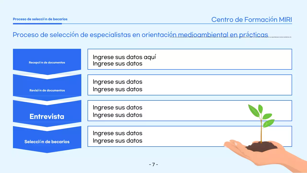 Blue Simple Training Contratación