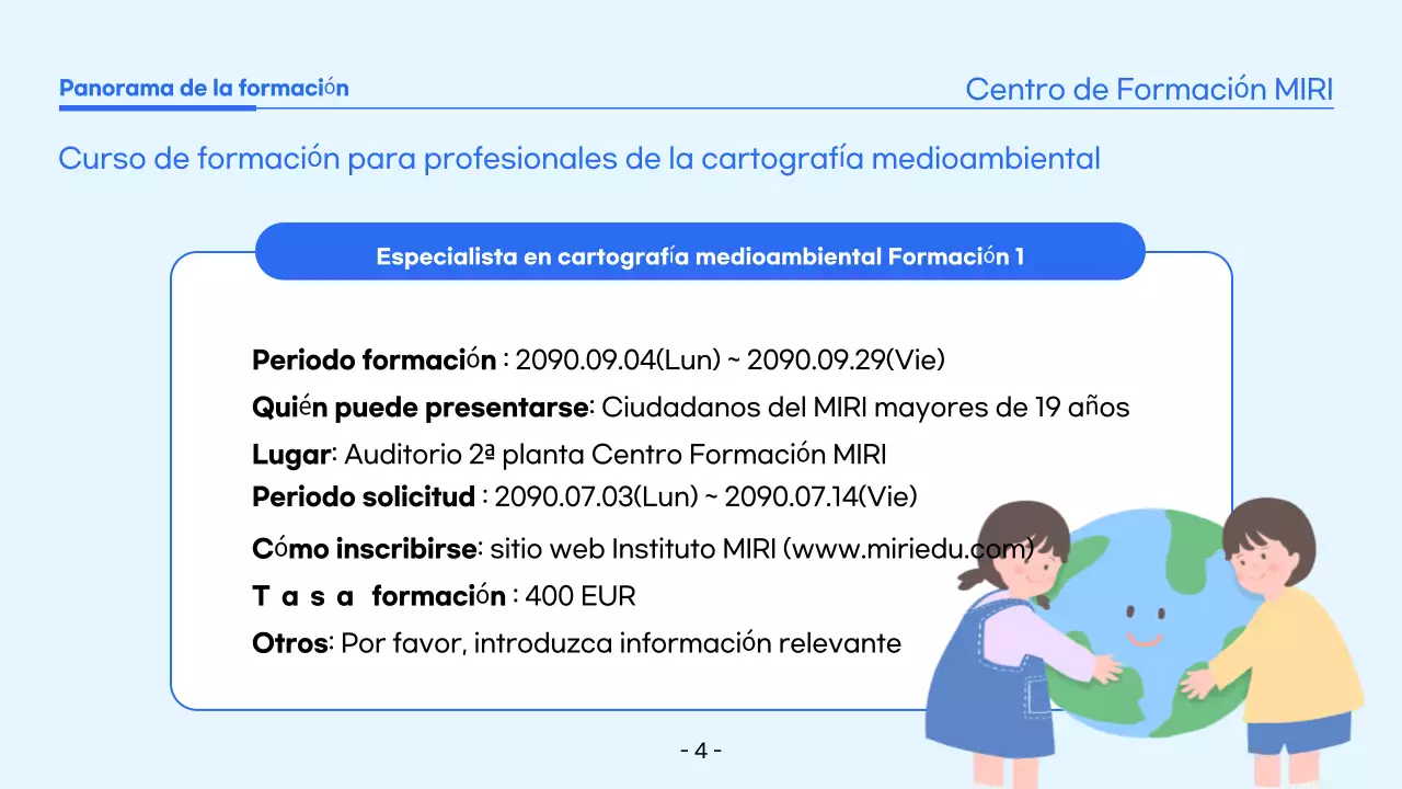 Blue Simple Training Contratación