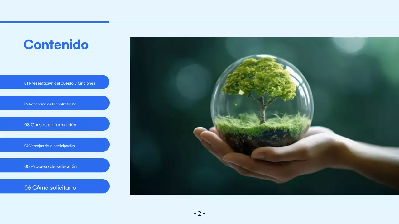 Blue Simple Training Contratación