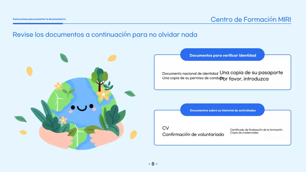 Blue Simple Training Contratación