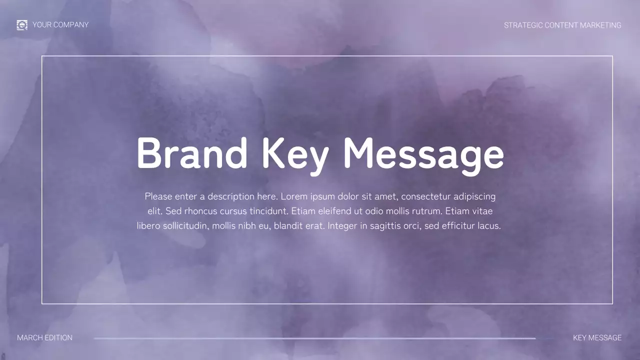 Purple Modern Content Marketing Strategy Presentation