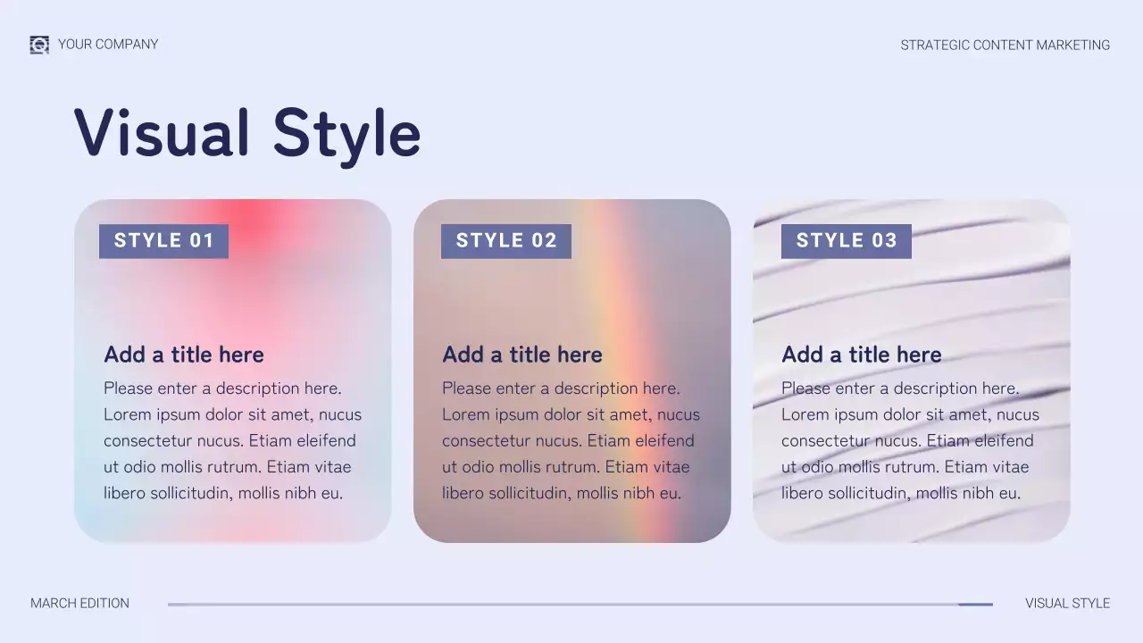 Purple Modern Content Marketing Strategy Presentation