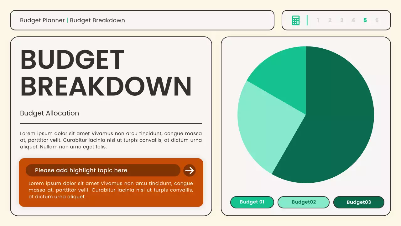 Green Modern Finance Planning Presentation