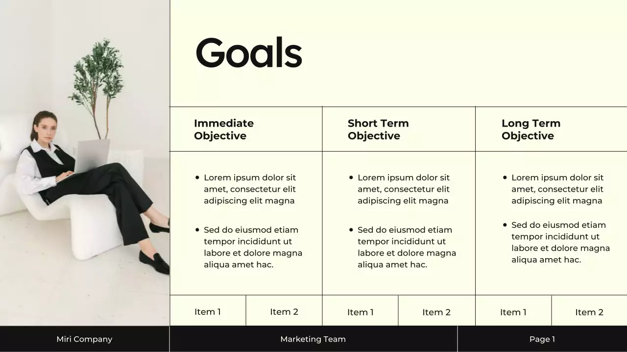 Cream and Black Content Marketing Strategy Presentation