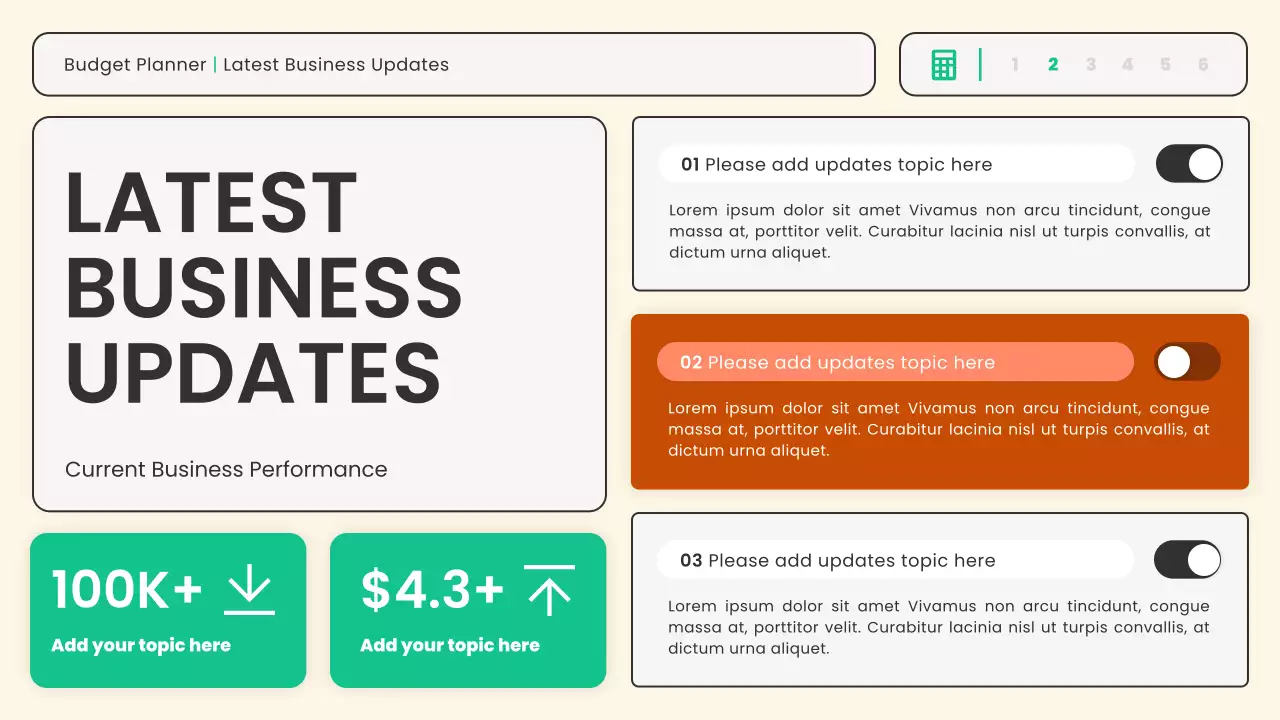 Green Modern Finance Planning Presentation