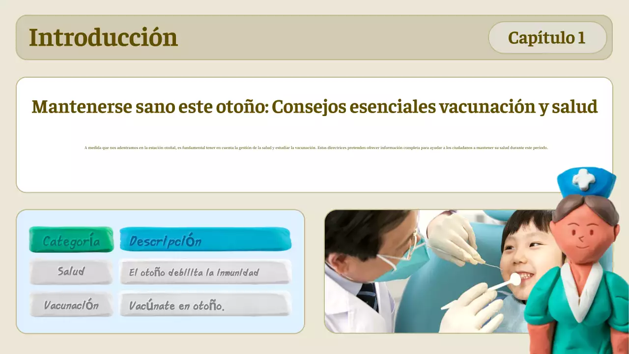 directriz sanitaria simple beige