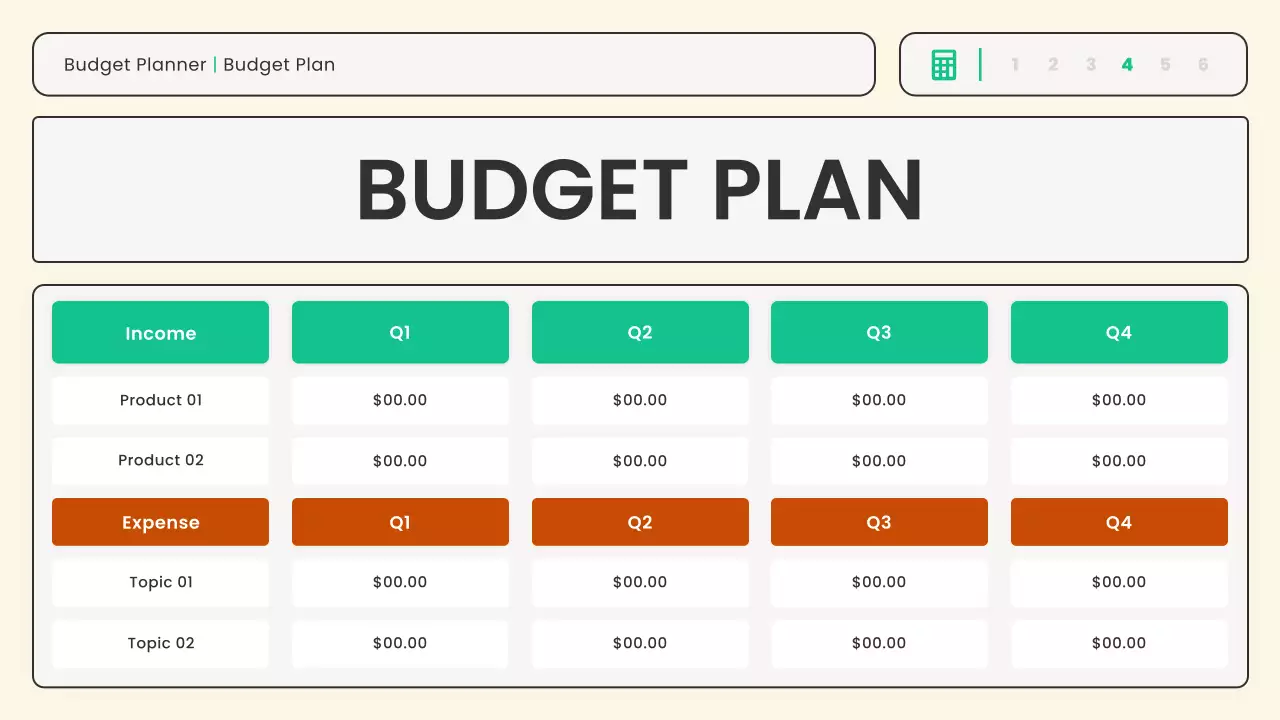 Green Modern Finance Planning Presentation