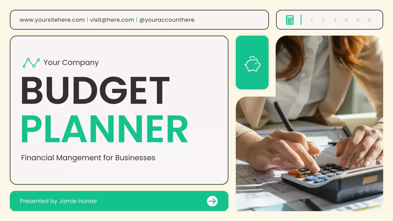 Green Modern Finance Planning Presentation