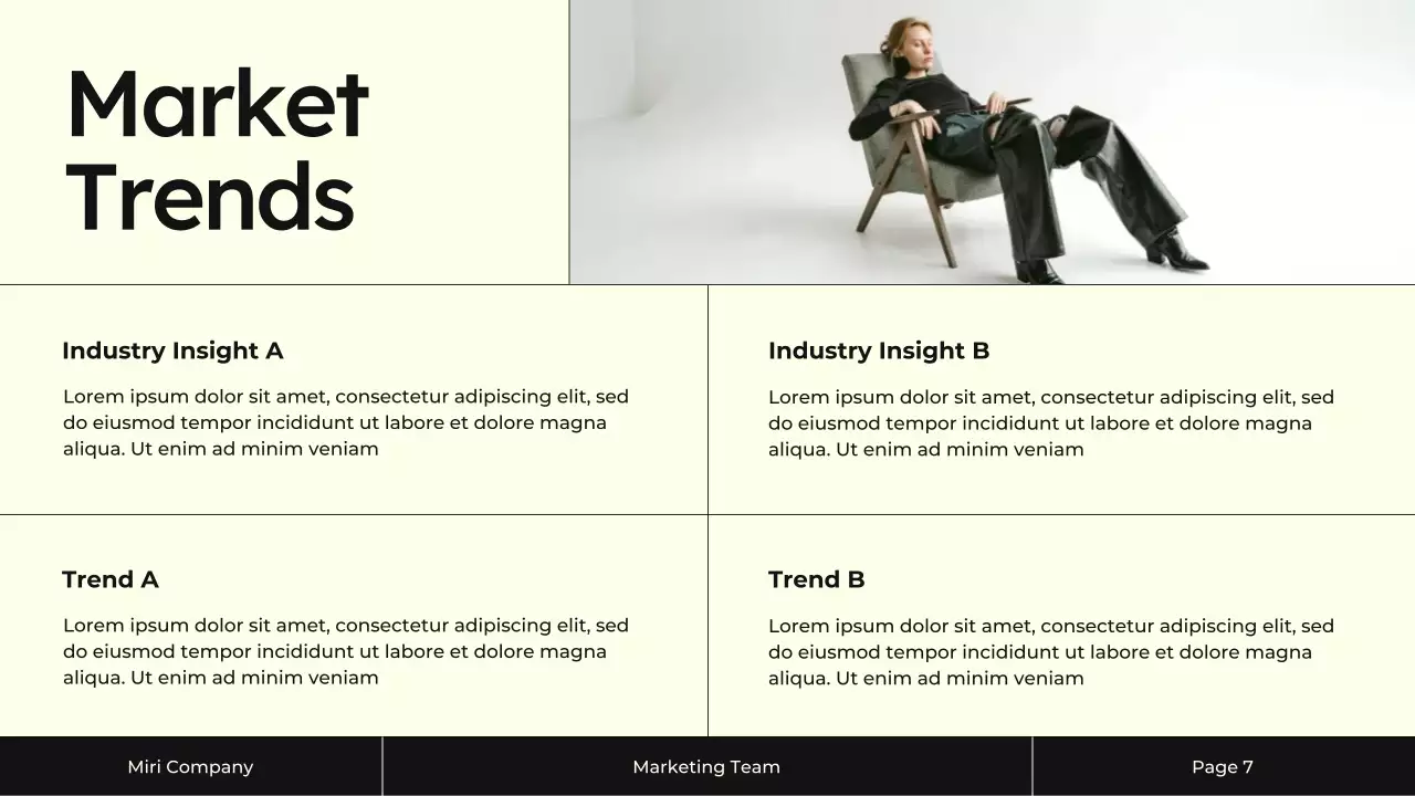 Cream and Black Content Marketing Strategy Presentation