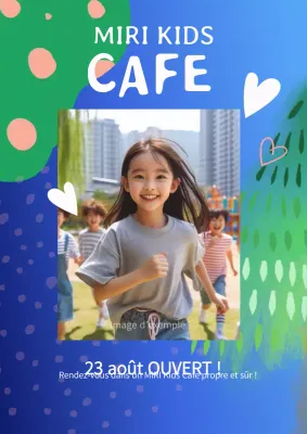 Ouverture d'un mignon café pour enfants à Blue