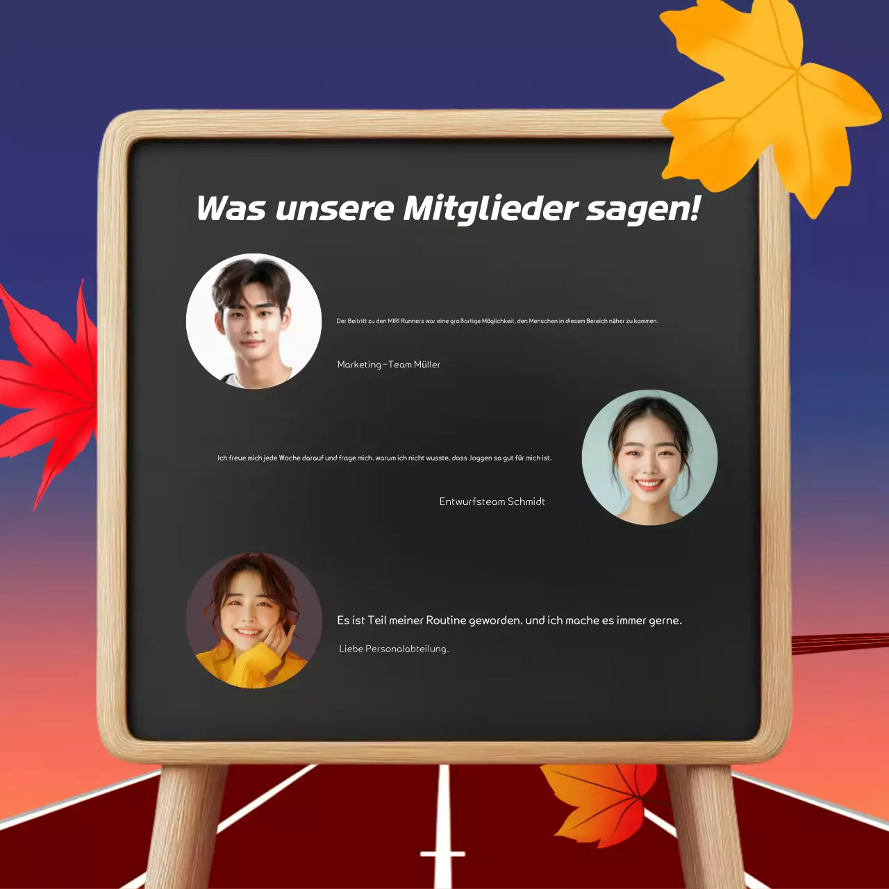 Blue Simple Rekrutierung