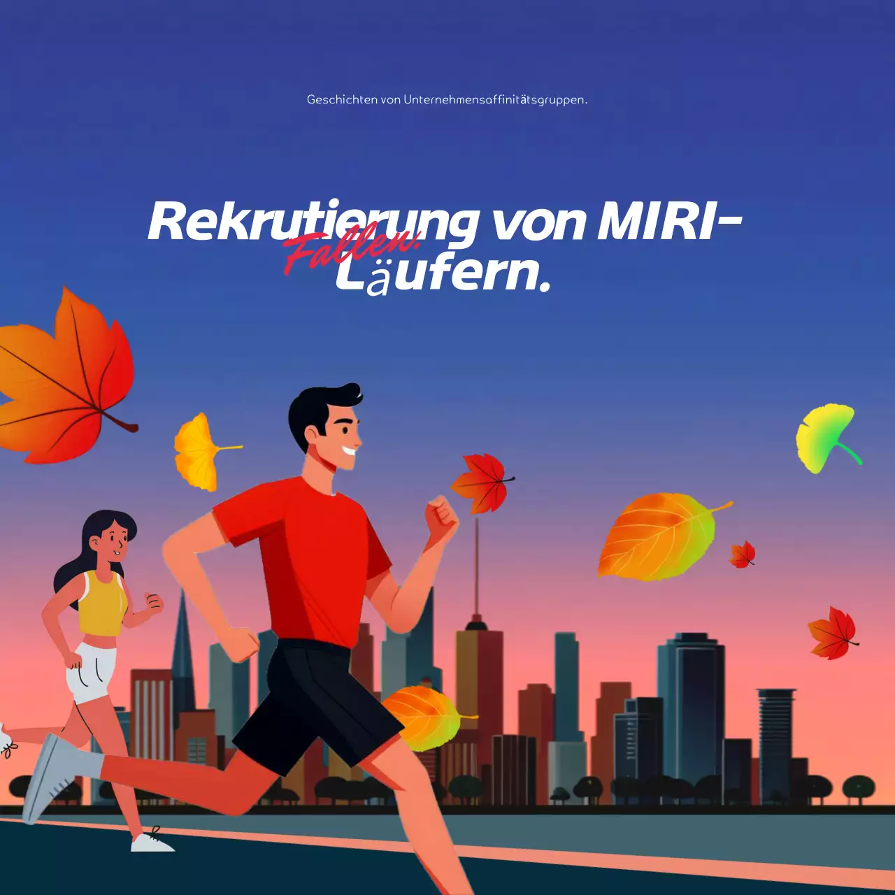 Blue Simple Rekrutierung