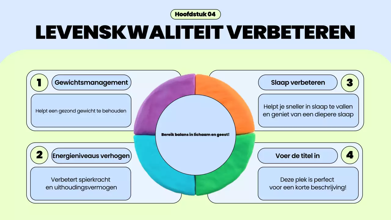 blauwe trendy workout routine gids