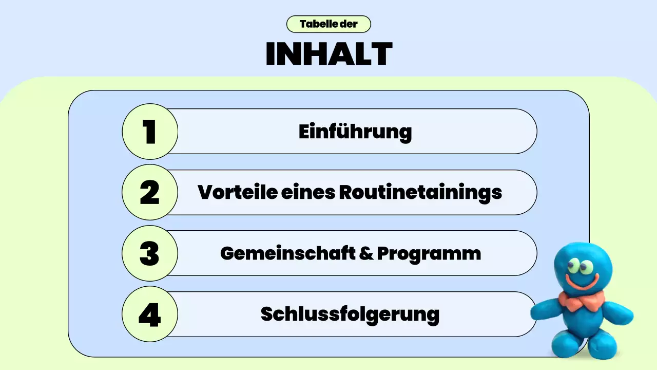 blue trendy workout routine guide