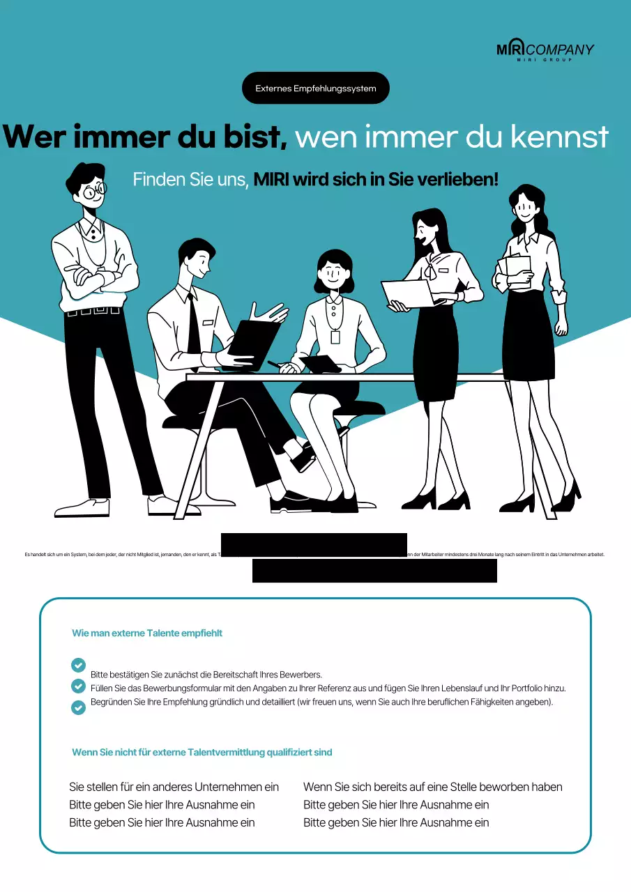 Saubere offene Stellenausschreibungen in blau