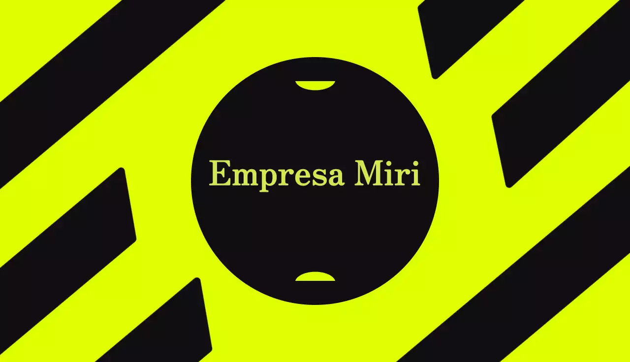 Tarjeta de visita geométrica de neón