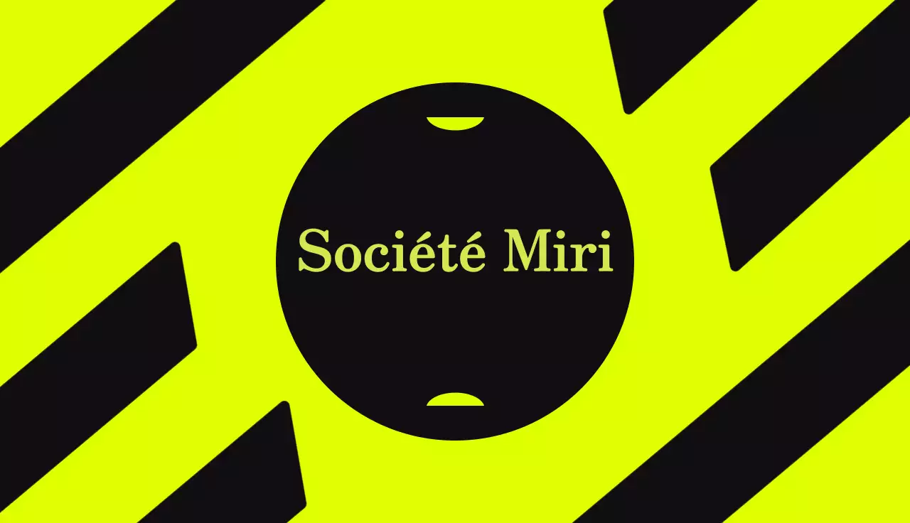 Carte de visite géométrique néon