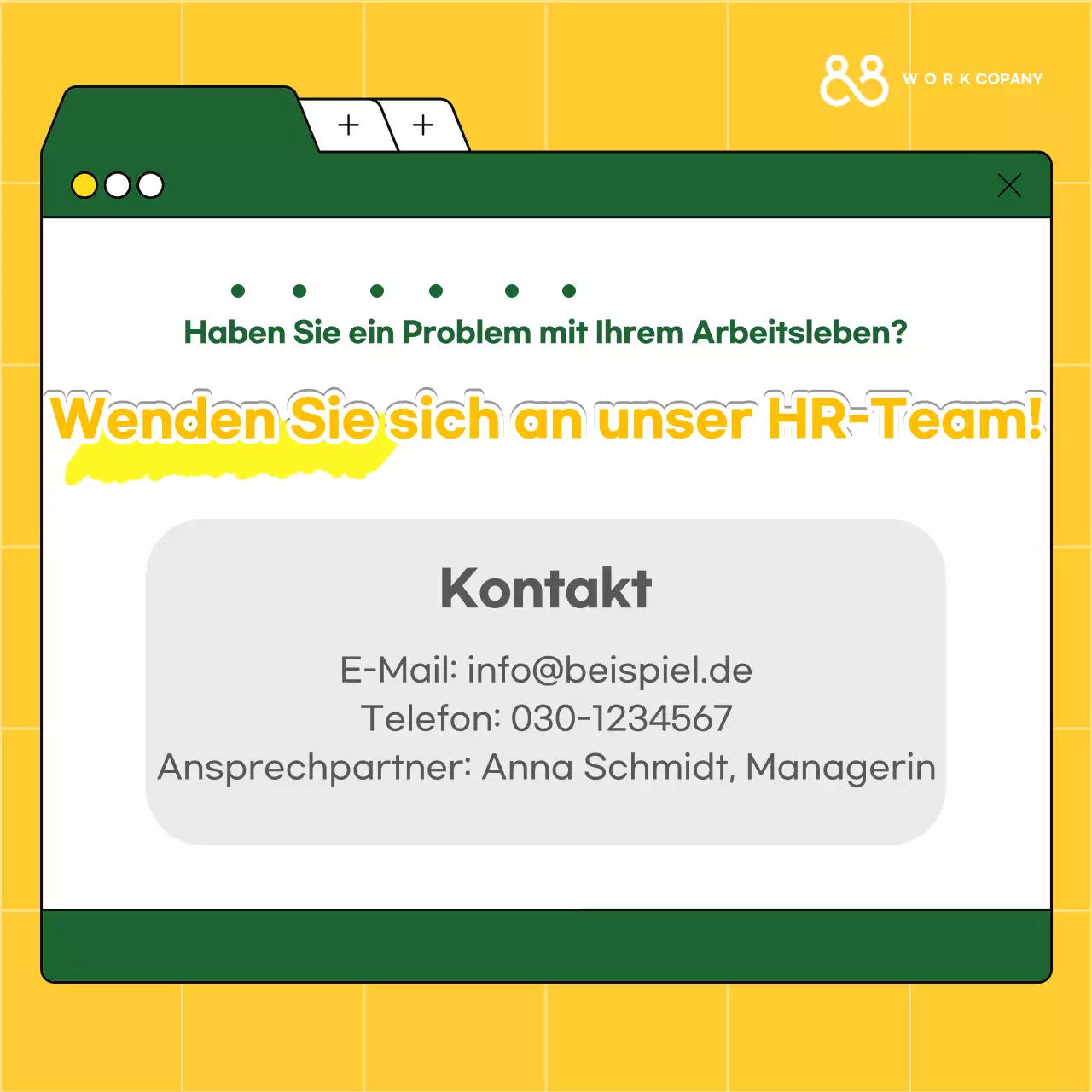 Yellow Simple Workplace Etiquette Schulungsressourcen