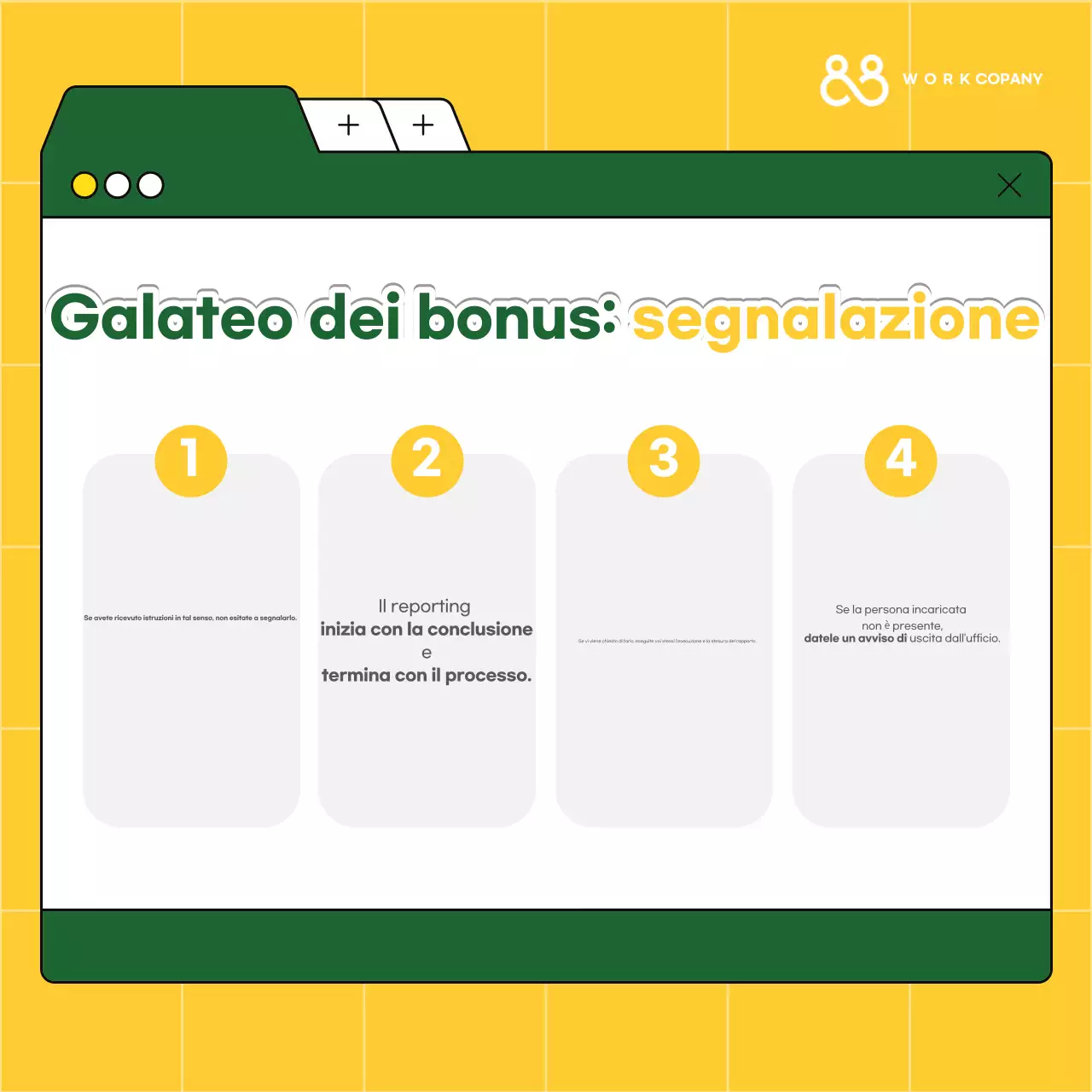 Giallo Risorse formative semplici per l'etichetta sul posto di lavoro