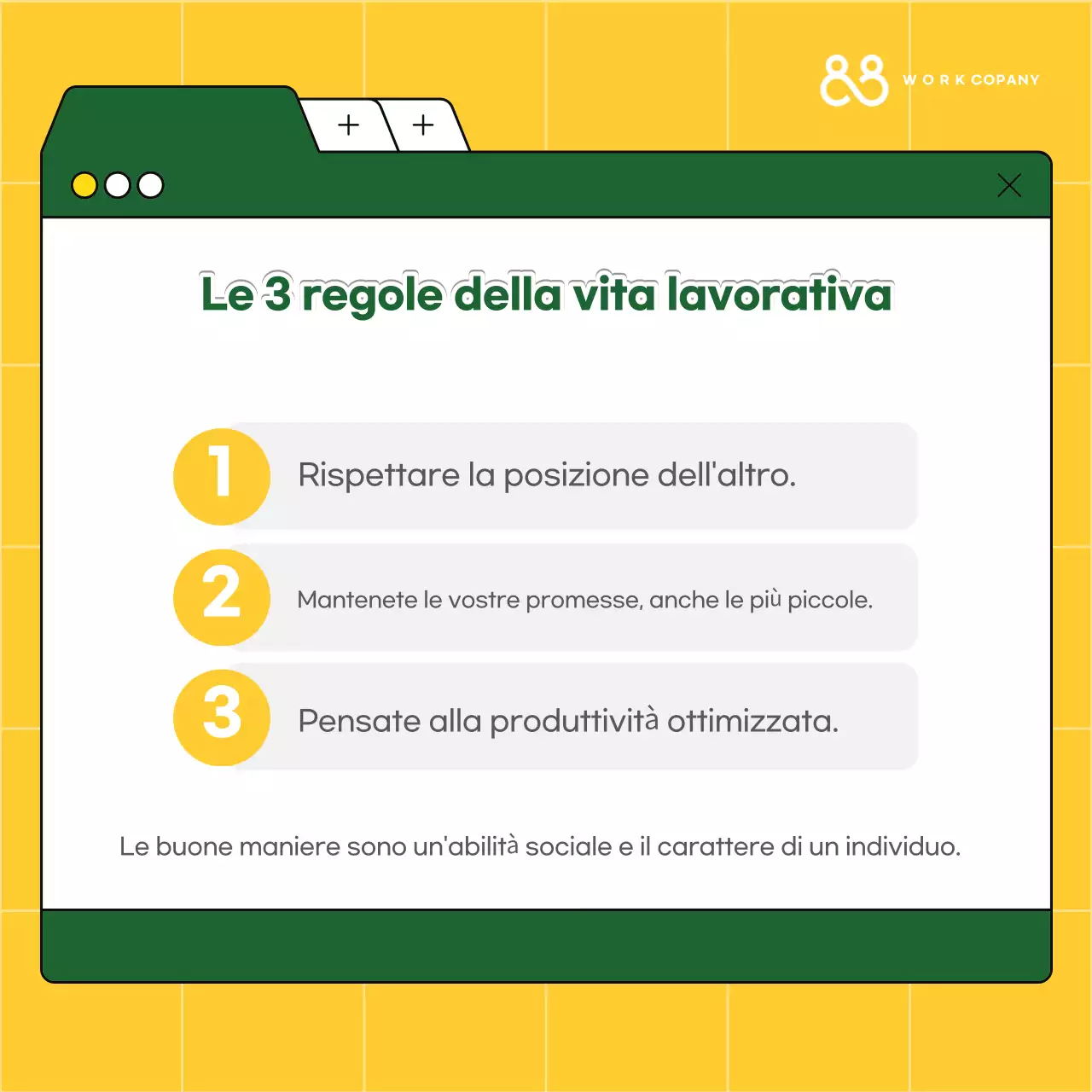 Giallo Risorse formative semplici per l'etichetta sul posto di lavoro