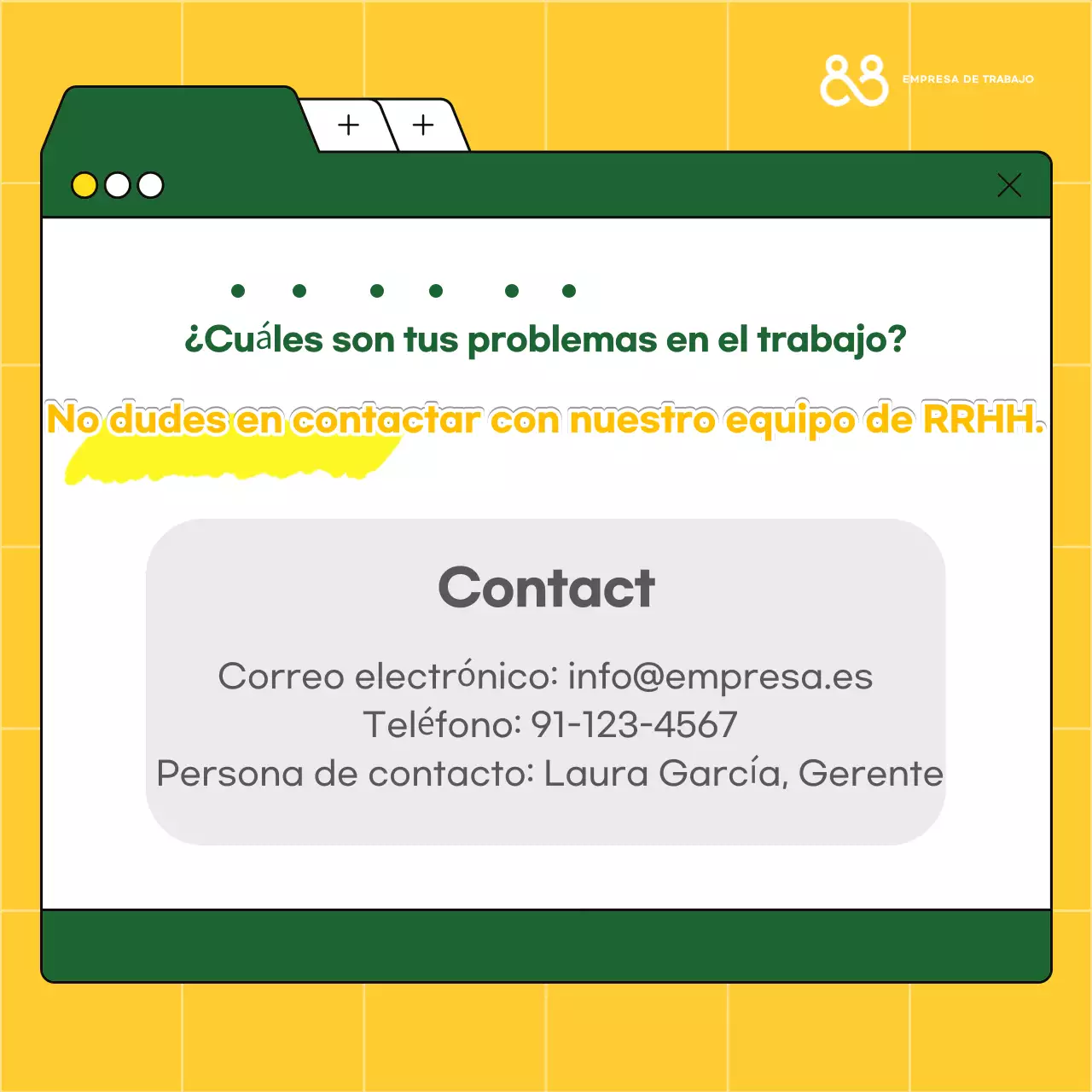 Recursos de formación Yellow Simple Workplace Etiquette