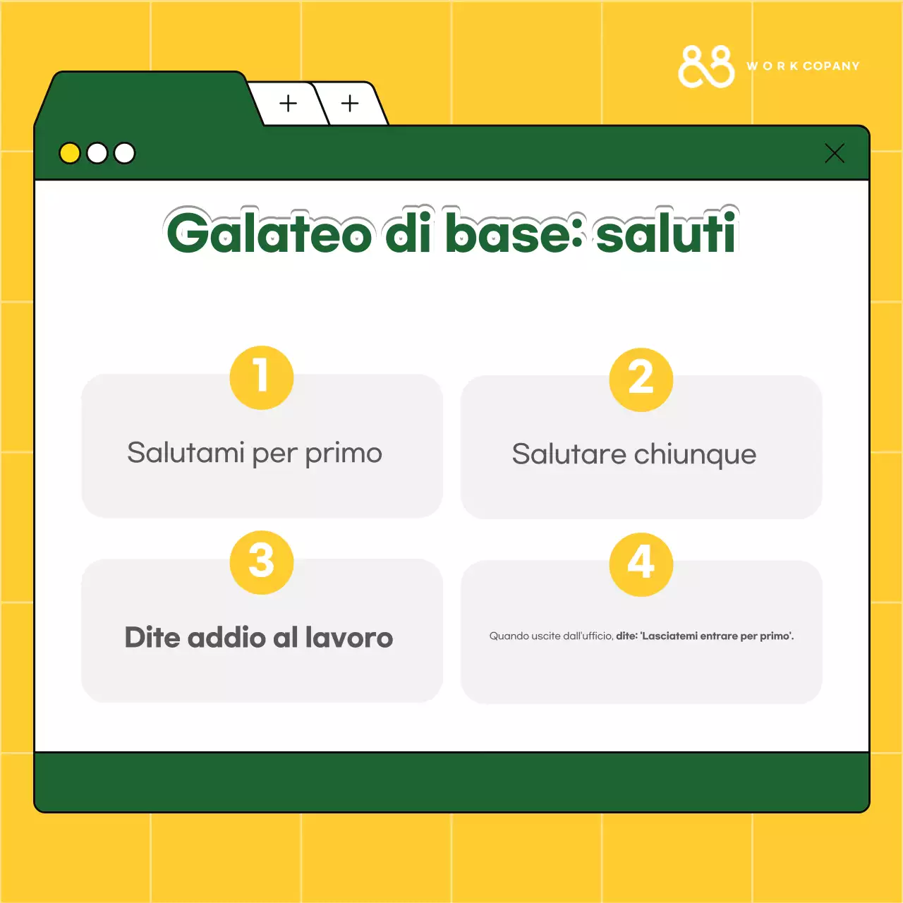 Giallo Risorse formative semplici per l'etichetta sul posto di lavoro
