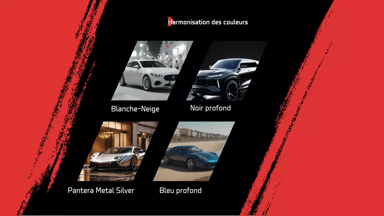 Présentation d'une société de services de tuning mettant en valeur une voiture de sport rouge
