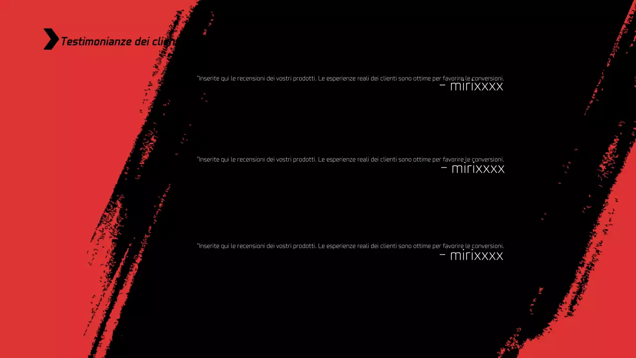 Il pitch di un'azienda di servizi di tuning che mette in risalto un'auto sportiva rossa