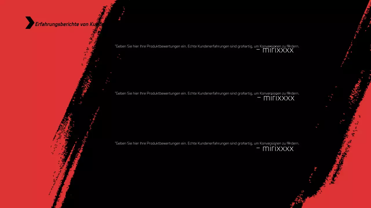 Ein Pitch einer Tuningfirma mit einem roten Sportwagen