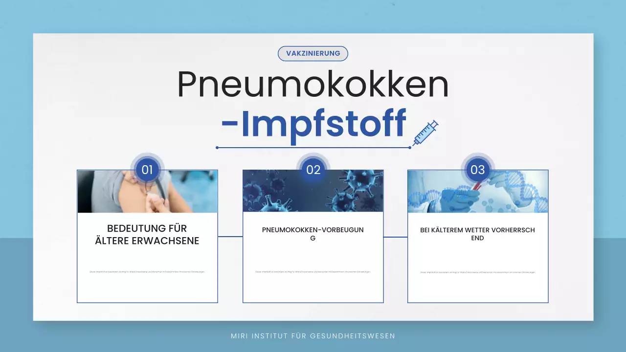 Blaue Minimalleitlinie für die Gesundheitsversorgung