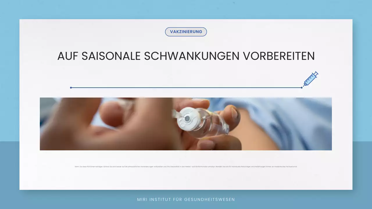Blaue Minimalleitlinie für die Gesundheitsversorgung