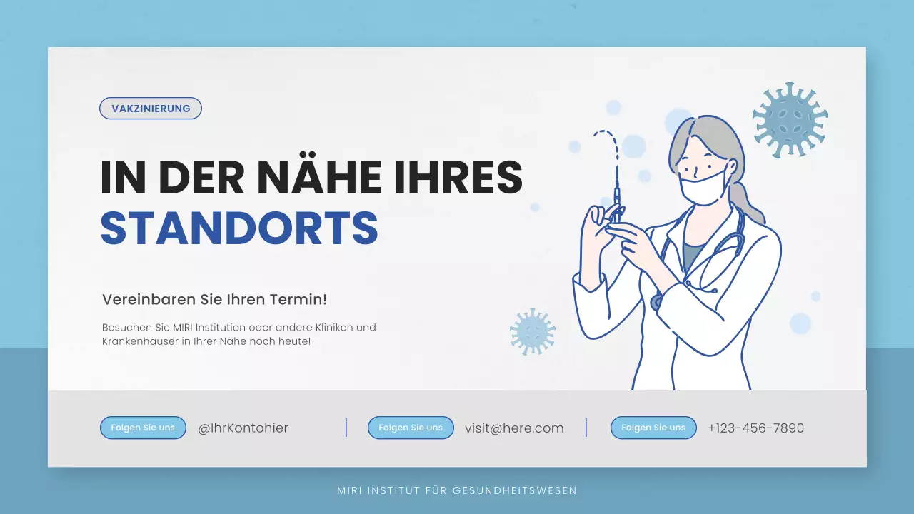 Blaue Minimalleitlinie für die Gesundheitsversorgung