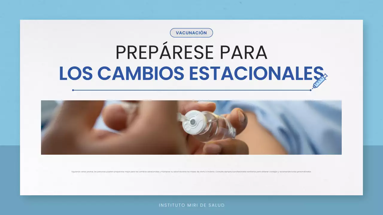 directriz sanitaria mínima azul