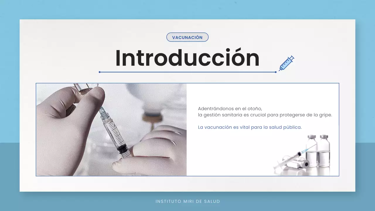 directriz sanitaria mínima azul