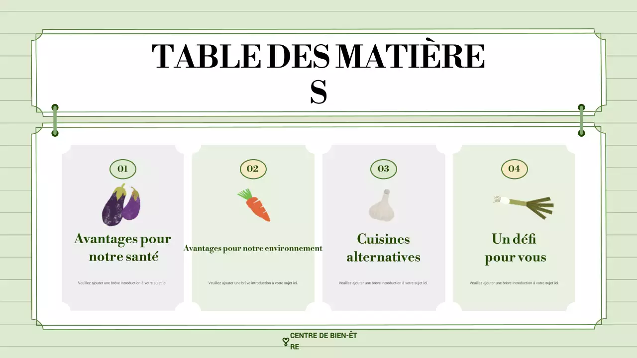 promotion du bien-être vert et moderne