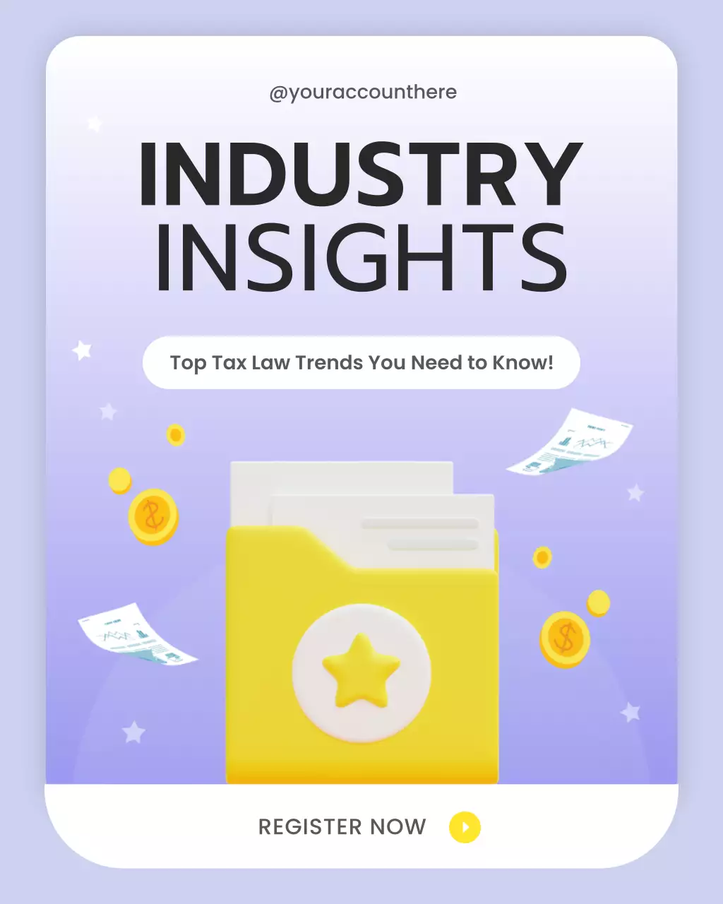 Pink Cute Finance Insights Instagram Post