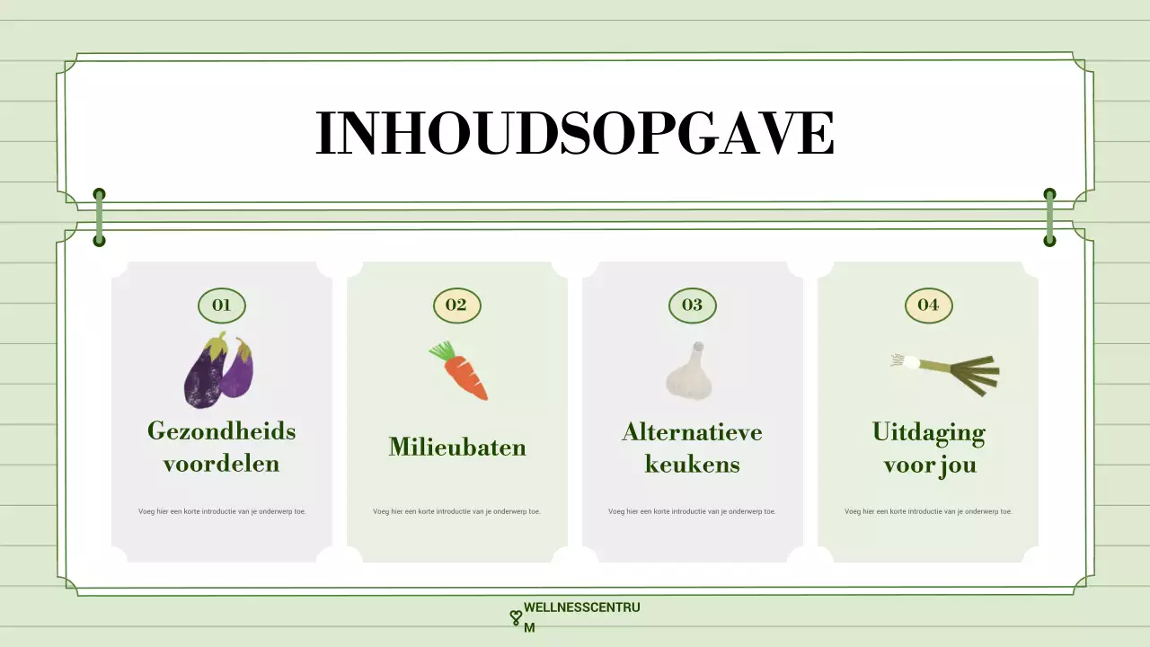 groene moderne wellness promotie