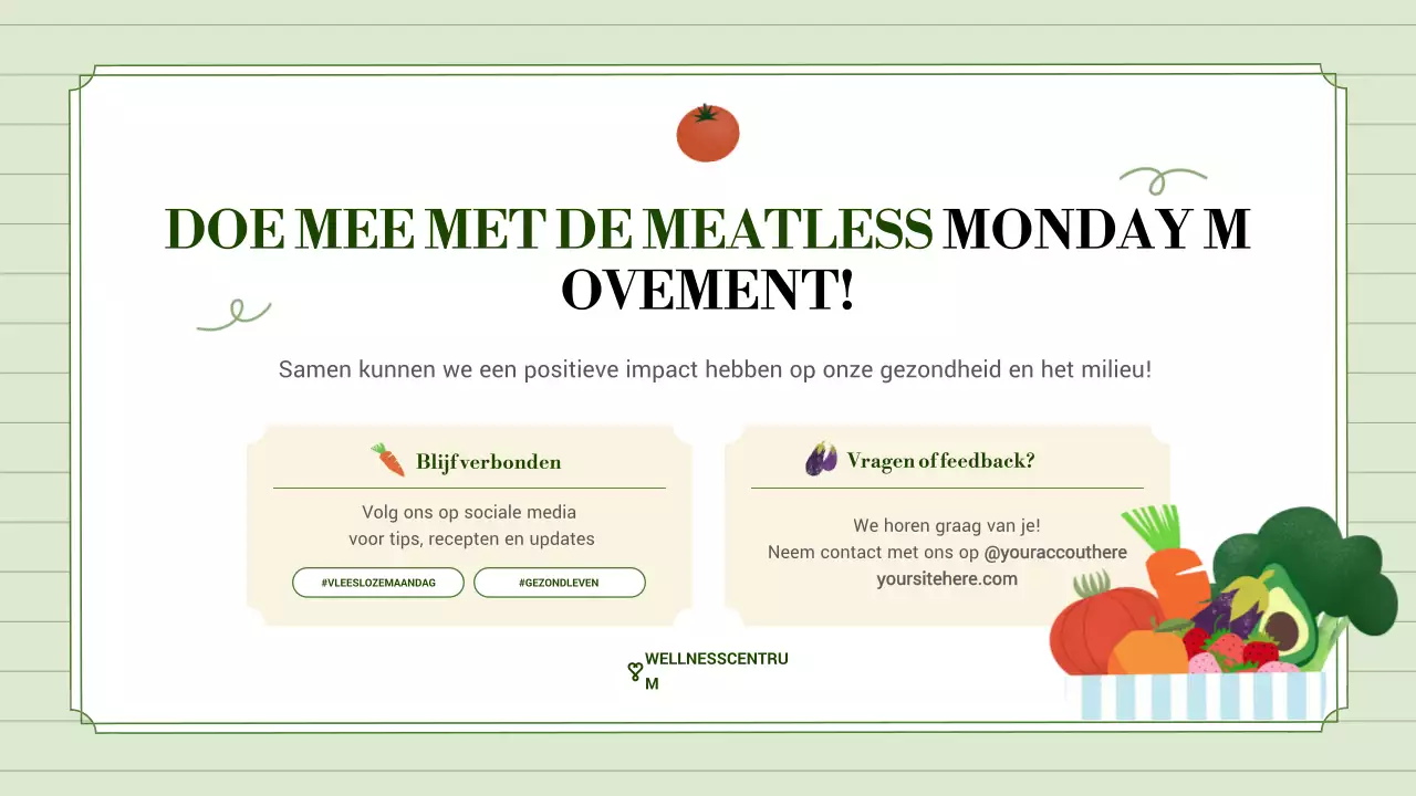 groene moderne wellness promotie