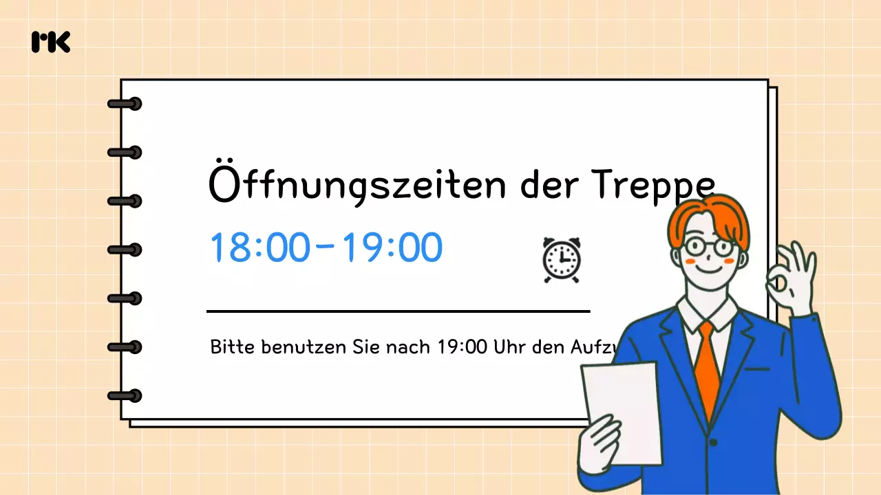 Grey Simple Unternehmensankündigung