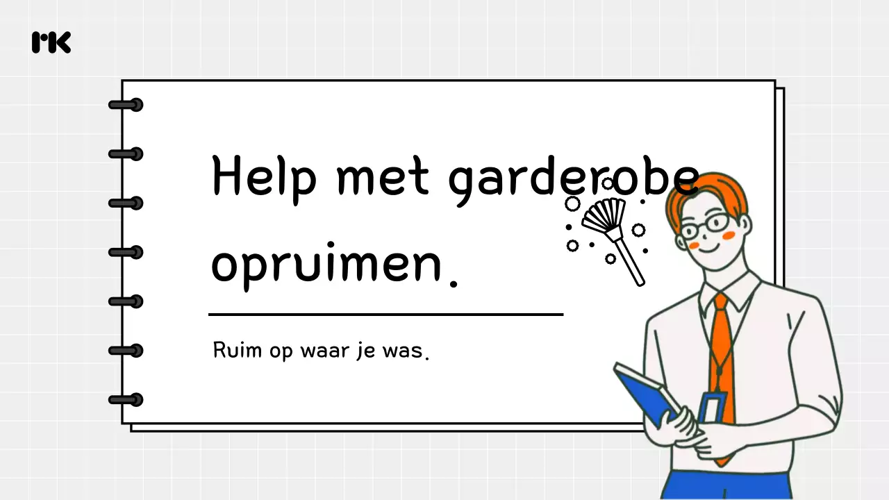 Grijze eenvoudige bedrijfsaankondiging