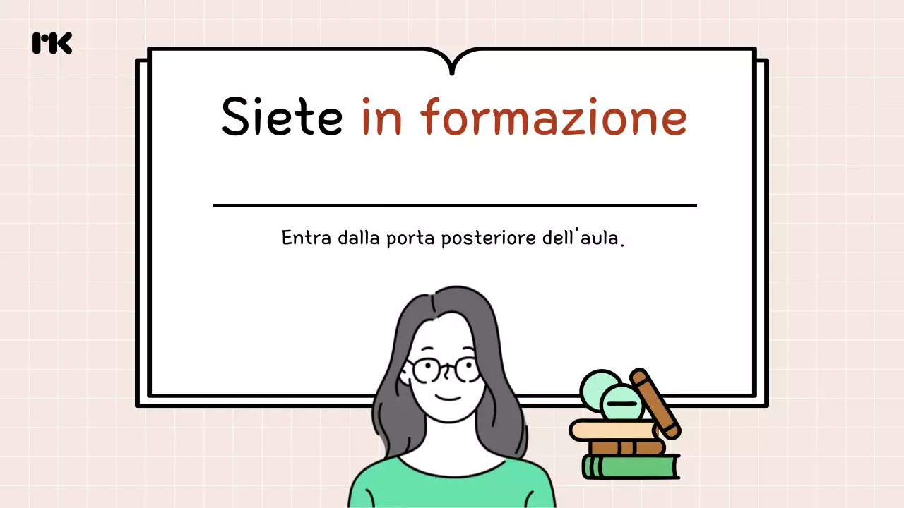 Grigio Annuncio aziendale semplice